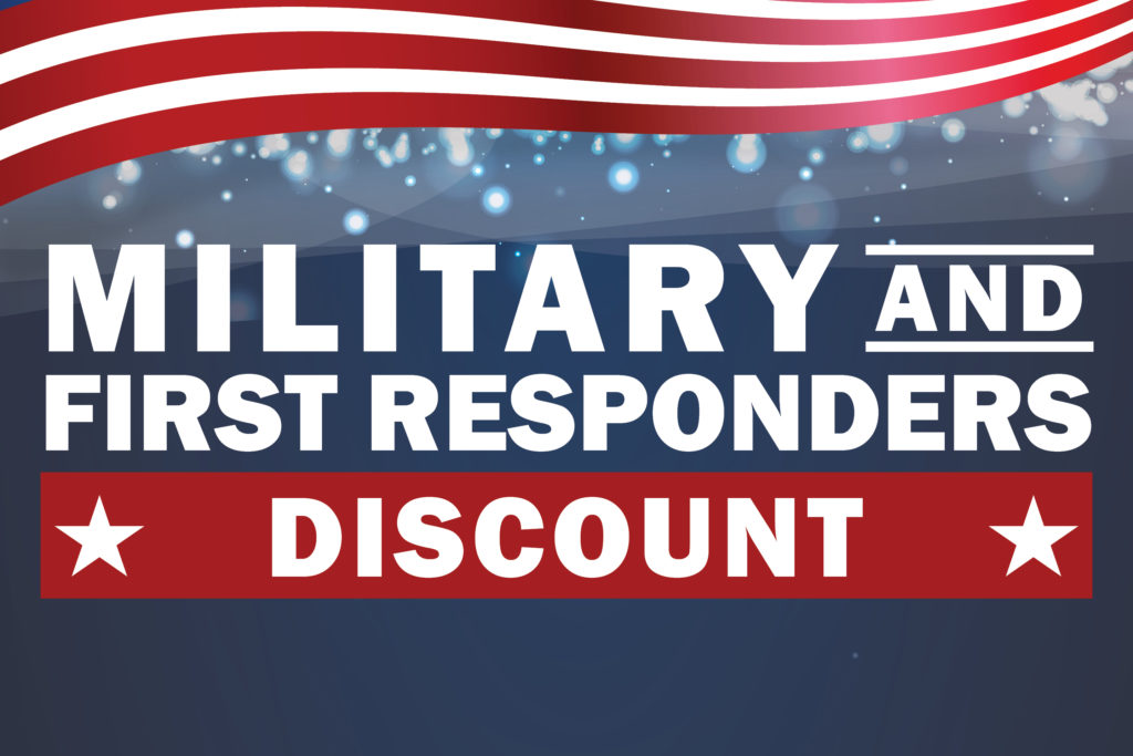 Military and First Responders discount button
